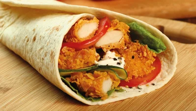 Chicken Wrap with Garlic Sauce