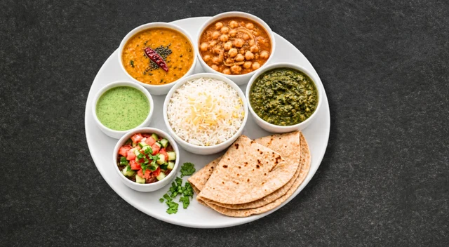 Queens Road Veg Thali