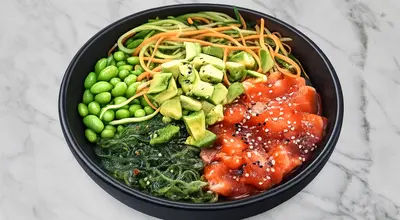 Spicy Salmon Poke Bowl