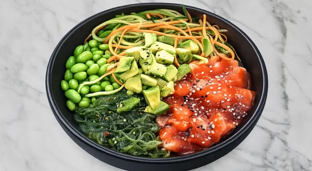 Spicy Salmon Poke Bowl