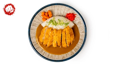 CHICKEN KATSU CURRY WITH RICE