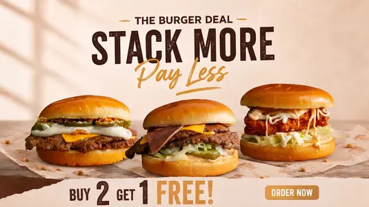 Buy 2 Get 1 Free