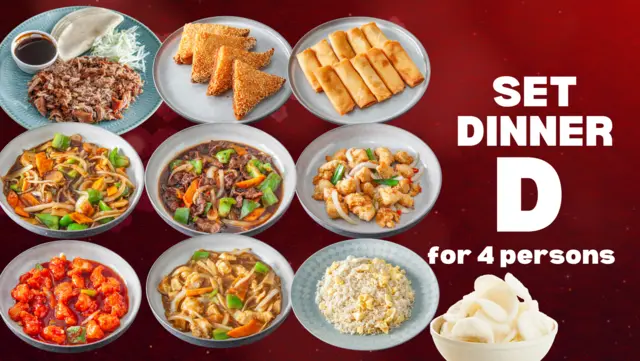 Set Dinner D for 4 Person