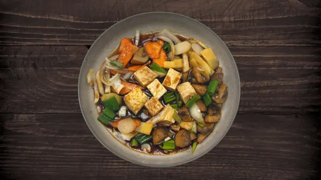 Tofu with Mushrooms