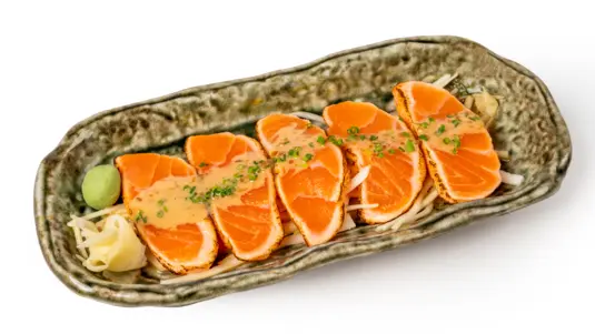 SALMON TATAKI (5 Pcs) - Hosomaki Delivery in Brentford End TW8