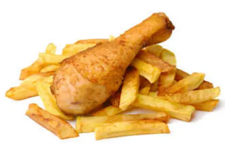 French Fried Chicken & Chips - Tandoori Delivery in North End DA8