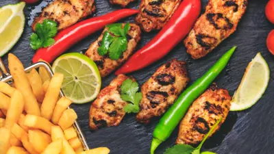 8 Piri Piri Grilled Chicken Wings