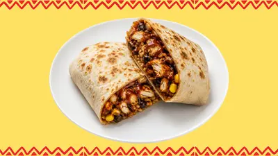BBQ Burrito with Cheese  (original style, toasted)