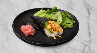 Prawn Katsu Avocado Temaki