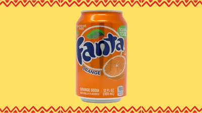 Orange Fanta Can
