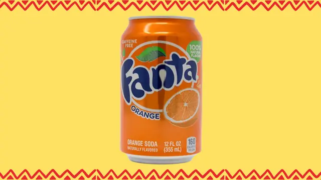 Orange Fanta Can