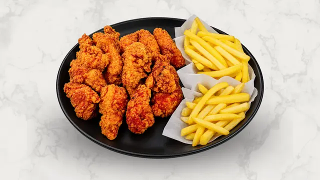 20 Hot Wings & 2 Fries Box
