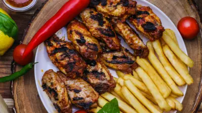 10 Piri Piri Grilled Chicken Wings