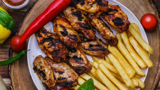 10 Piri Piri Grilled Chicken Wings