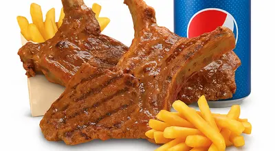 3 Lamb Chops Meal