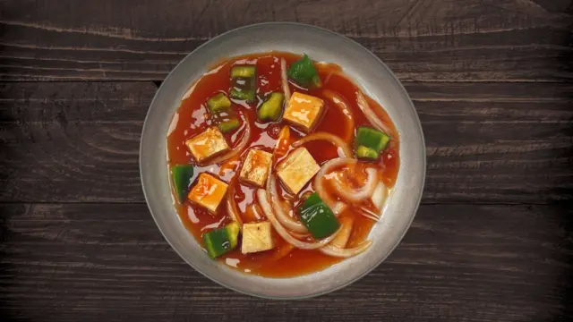Tofu with Sweet & Sour Sauce