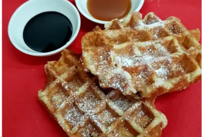 2 x Belgian Waffles