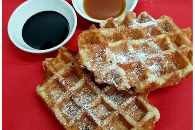 2 x Belgian Waffles