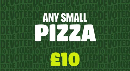 Any Small Pizza £10