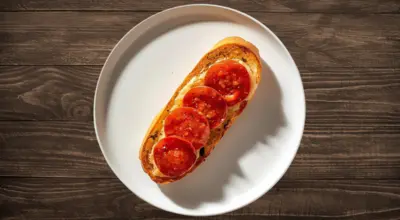 Garlic Bread with Pepperoni