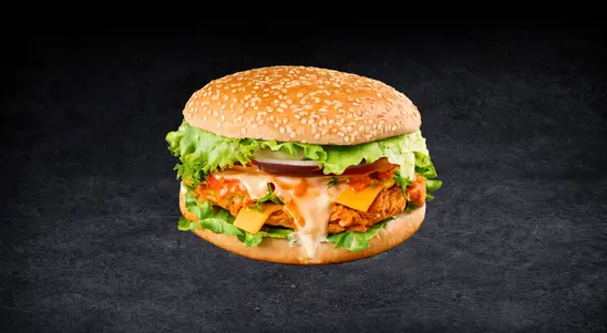 Hot Buffalo Chicken Breast Burger - Pizza Delivery in Kings Hedges CB4