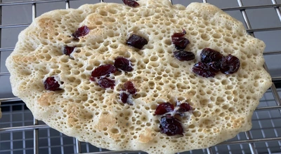 6 Cranberry Pikelets