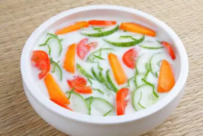 Raita Cucumber & Tomatoes