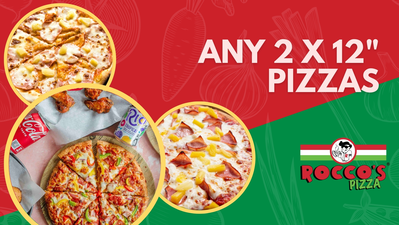 Any 2 x 12 Inch Pizzas