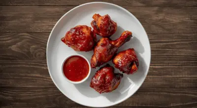 6 BBQ Wings