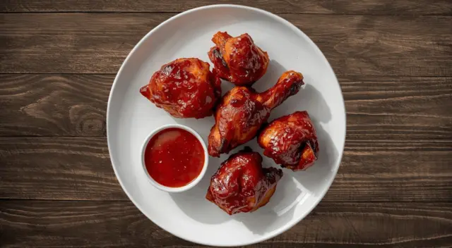 6 BBQ Wings