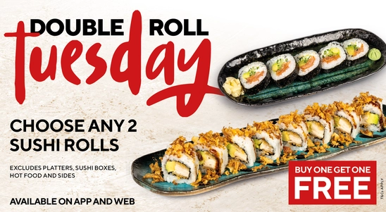 DOUBLE ROLL TUESDAY