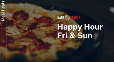 Happy Hour £20 (Fri and Sun)