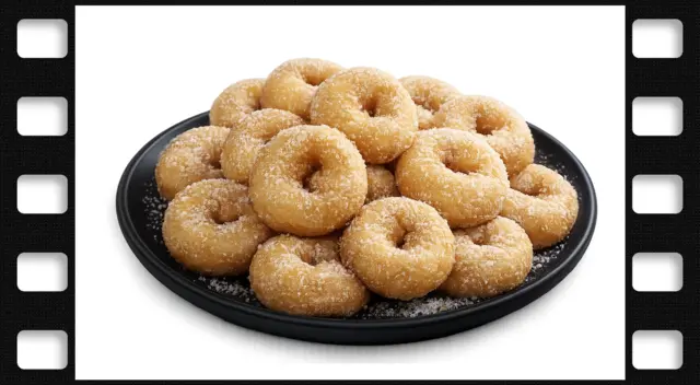 Lotus Biscoff Loaded Mini Doughnuts