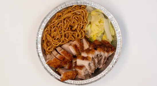 Roast Pork Belly Steamed Rice & Mixed Veg - Noodles Collection in Sutton Courtenay OX14