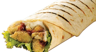 Garlic Mushroom & Halloumi Wrap Meal - Collection Only