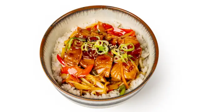 TERIYAKI CHICKEN WITH RICE
