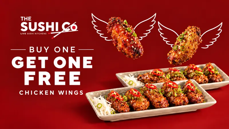 BUY ONE GET ONE FREE CHICKEN WINGS
