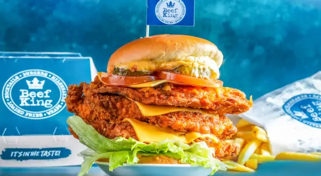 Triple Chicken Burger