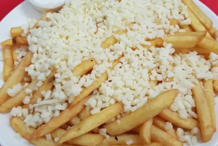 French Fries with Cheese - Local Pizza Collection in St Martins CT1