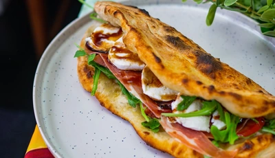 Parma Ham & Mozzarella Focaccia