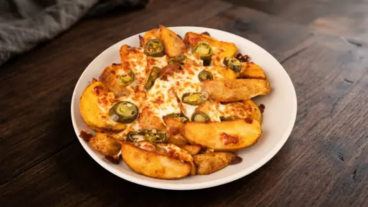 Loaded Potato Wedges 🌶