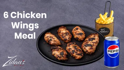 6 Grilled Wings Meal