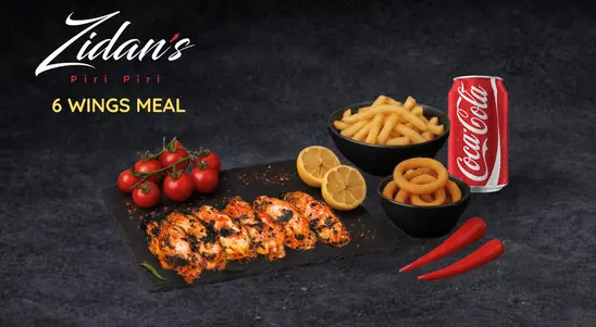 6 Grilled Wings Meal