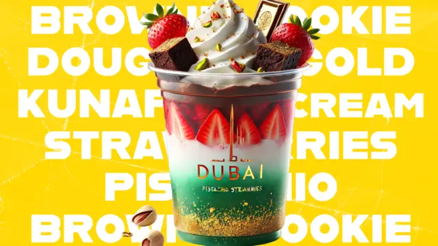 24K Gold Kunafa Cup
