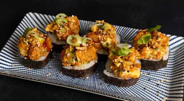 Ebi Tempura Volcano Rolls