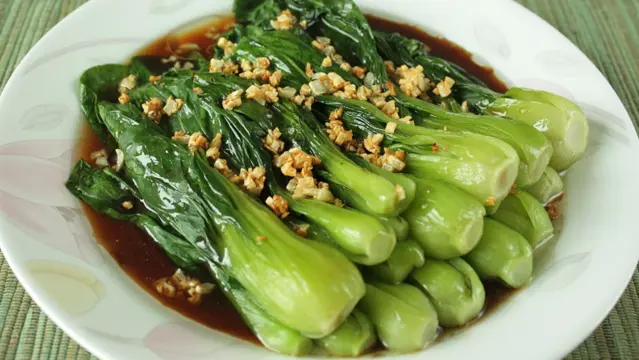 Pak Choi in Oyster Sauce
