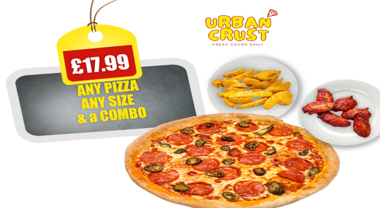 Any Pizza Any Size and a Combo Side