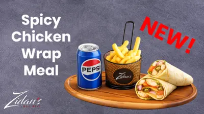 Spicy Chicken Wrap Meal