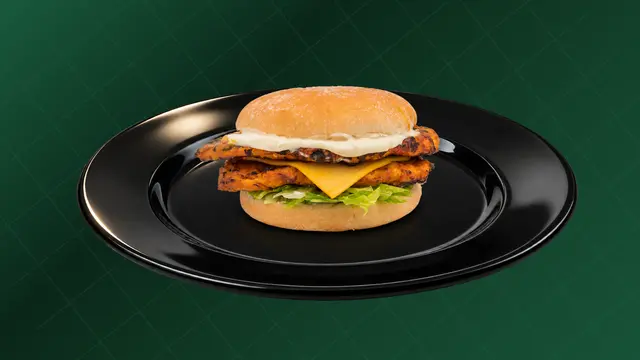 Peri Peri Double Chicken Burger