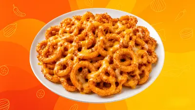Cheesy Curly Fries